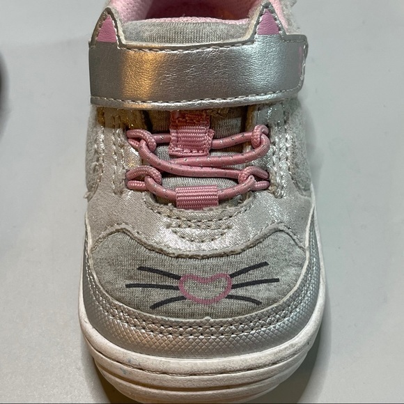 Stride Rites Kitty toddler sneakers size 4M - Picture 4 of 9